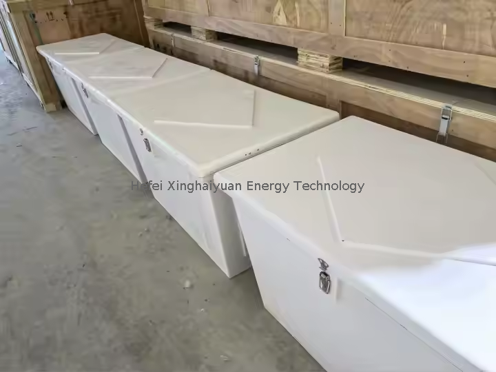 FRP Fiberglass Marina Storage Box Standard Fiberglass Boat Dock Box