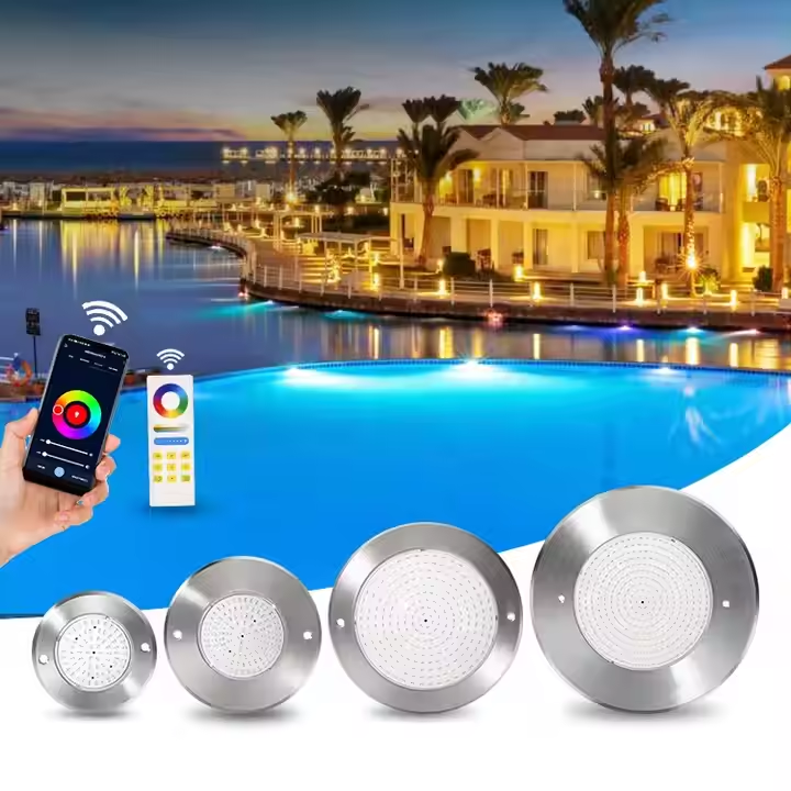 عالي الجودة IP68 مقاوم للماء البركة LED ضوء متعدد الألوان 